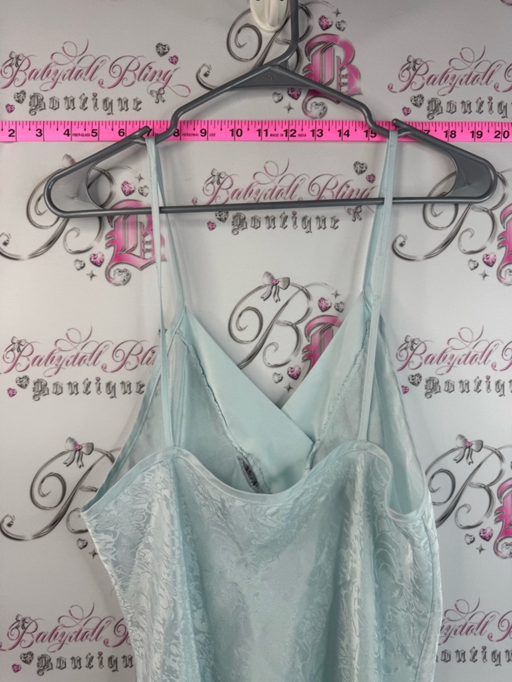 Dress paisley shiny vintage Light Mint Lace-Overlay Midi Slip Dress - Brand: - Picture 3 of 11
